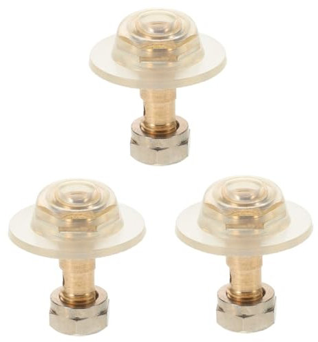 BESPORTBLE Lot De 3 Valves Métalliques pour Bouée Gonflable Tuyau Installation Facile Remplacement De La Valve De Poussée