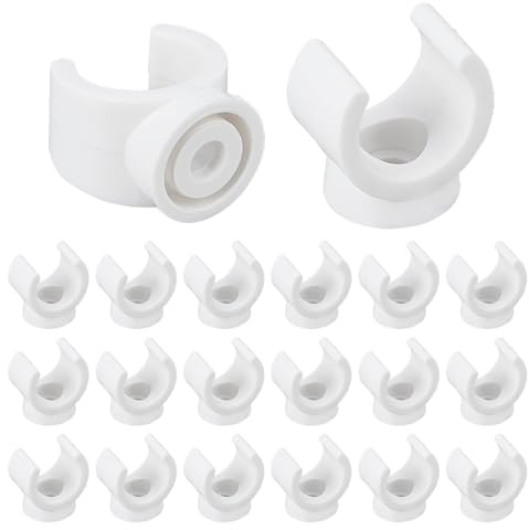 Tiardey 20er-Packung 16 mm PEX-Clips. Rohraufhängerklemmen. U-Haken-Aufhänger. Rohrstützhalter. Wasserrohrhalterklemmen und -buchse.