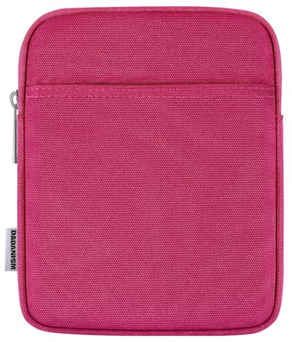 Dadanism 6-7 Zoll Schutzhülle Tasche mit Polsterung für E-Reader, Himbeere