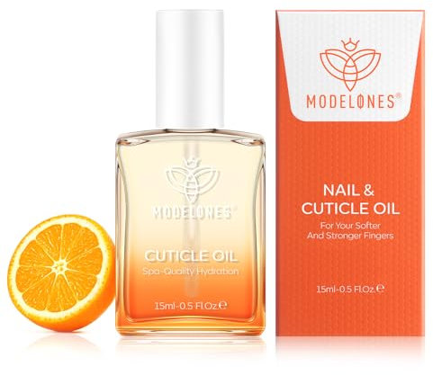 Modelones Aceite para cutículas de uñas 15ML, ratamiento de uñas para manos y uñas, Aceite para el Cuidado de Uñas y Cutículas - Manicura para Manos y Pies