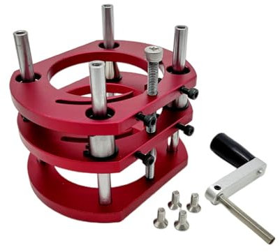 DOUDINGMAO Mesa elevadora de fresadora para fresadora de madera, para carpintería de 64 a 66 mm de diámetro, grabado