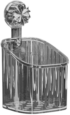 Duschablage Ohne Bohre,Regal mit Saugnapf Wiederverwertbar Duschkorb Klarer Abnehmbarer für das Badezimmer Regal Saugnapf für Küchen Bad Seife Shampoo Wandregal