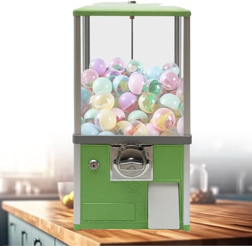 Distributore automatico di caramelle, distributore automatico di caramelle con serratura, distributore automatico di caramelle girevoli a quattro scomparti quadrati per negozi di giochi e negozi al