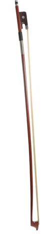 Cello Bogen 1/4 aus Brasilholz mit Pferdehaar für Anfänger | Braune Ausführung, Ausbalanciert und Angenehm in Hand, Zubehör für Musikunterricht