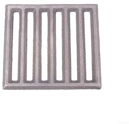 Feuerrost, Kaminrost, Quadratischer Feuerrost aus Gusseisen für Kamine, Feuerrost für Kamin Aus Massivem Gusseisen, passend für Hark(14 * 15CM)