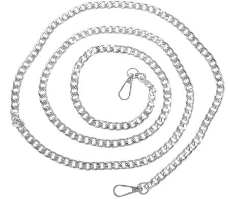 Healifty Taschenkette Silber 63 Zoll Metall Kettenhenkel Schulterriemen Ersatz Für Damen Handtasche Geldbörse 1 Stück