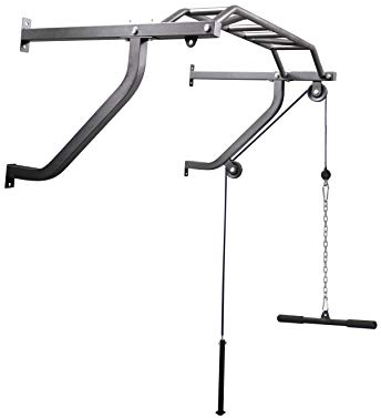 TrainHard® Multigriff Klimmzugstange Wandmontage mit Latzug & Boxsackhalterung, geprüfte und zertifizierte Qualität/optional: 80cm bis 130cm Boxsack (Ohne Hantelscheiben!) (ohne Boxsack)