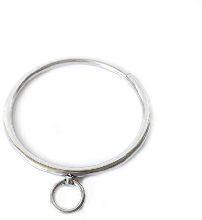 Metall Halsband SM Erotik Bondage Sex Halsbänder/Halsreif/O-Ring, Sklaven Fesseln Kragen, Runde Form, Mit Ringdesign, Stilvoll Und Komfortabel, Rollenspiel,Women's