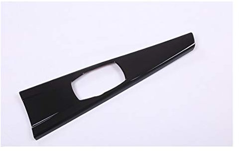DaSenLa Auto-Innen Multimedia-Panel-Abdeckungs-Ordnung gepasst for BMW 3er F30 F34 4 Serie F33 F36 2013 2014 2015 2016 2017 Carbon Fiber ABS DaSenLa (Color Name : Piano Black)