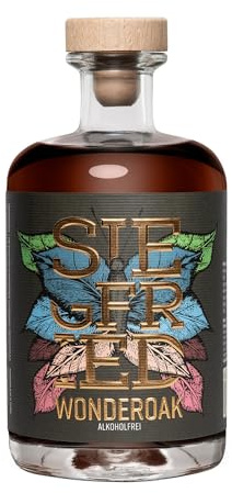 Siegfried Wonderoak | Alkoholfrei | Von den Machern des beliebten Wonderleaf | Vegan | ohne Farbstoffe und künstliche Aromen | 500ML