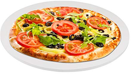 32nd Cordierite Pizza Stone for Oven Use, Ideal for Baking Crisp Crust Pizza - Medium 13 (33CM)