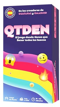QTDEN - El Juego más Divertido y Loco de Fiesta con Amigos - Diversión y Risas - Humor Español - Idea Regalo Original