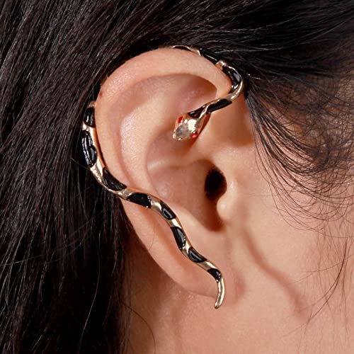 Wendaler Schlange Ohrmanschette Wrap Ohrring Kristall Crawler Schmuck Für Frauen Mädchen