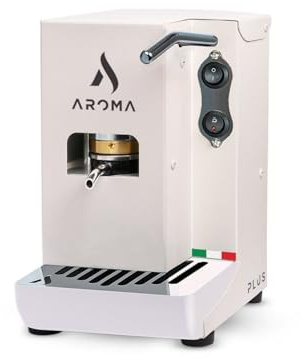 Aroma Plus Espressomaschine Kaffeepads ESE 44 (weiß)