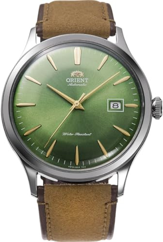 Orient 'Bambino Version 4' Japanese Automatic/Hand Winding Stainless Steel and Leather Dress Watch