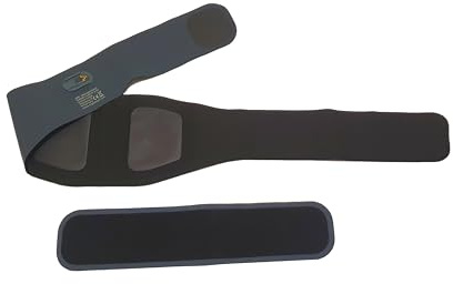 ERGOLEBEN Super Slim EMS Massage Heizgürtel Pro | Rückentrainer Stimulation Rücken Muskulatur | Muskelaufbau Verbesserung Körper Haltung | Unisex, Schwarz