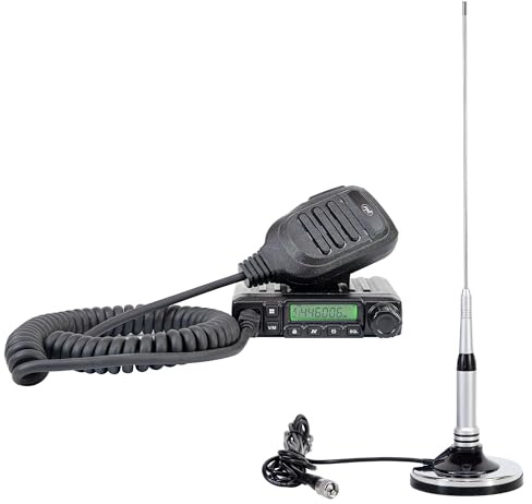 Paquete de emisoras de Radio PNI Escort HP 446 UHF, 199 Canales y Antena PNI UF400 con imán