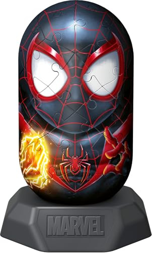 Ravensburger Hylkies: Marvel Sammelfiguren zum selbst zusammenbauen. Figur #34 Spiderman Miles Morales - Für alle Spidy Fans - Aufbauen, Verlieben, Sammeln