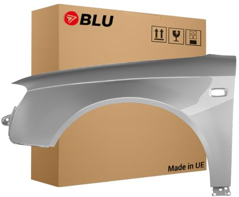 BLU Kotflügel Passend für Audi A4 B7 LY7W Links Silber | 2004-2008 | Vorderseite Vorne | Lackiert | Einbaufertig