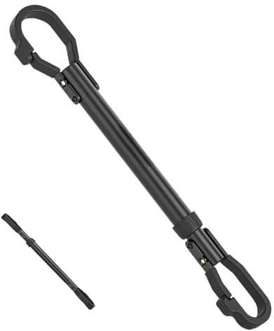 ETUCYNG 58.5-76cm Barre Adaptateur De Cadre Vélo pour Porte-vélos, Tube Transversal Réglable pour Porte-vélos sans Barre Transversale Noir, Rack De Toit en en en Épaissi pour Le Transport