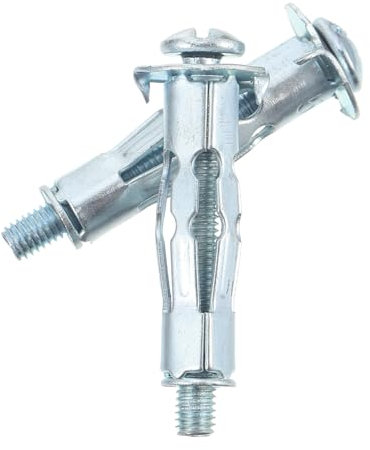 GLEAVI 20pezzi Ancoraggi Per Cartongesso Fissaggi Per e Plasterboard e Bulloni Per Installazioni e Facili