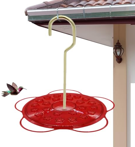 Lebensmittel - Hummingbird auslaufsicheres Futtermittel | Hummingbird Feeder inklusive Hanging Hook | Hängendes Vogelfutter für Kolibris und Vögel
