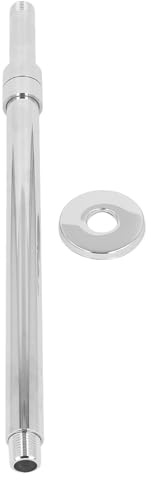KooingTech Shower Head Arm Extension, Ceiling Shower Arm, Rain Head Pipe | 27.6in Adjustable Length, Ceiling Mount Shower Extension Arm, with Rubber Seals, Stainless Steel, Used with Shower Heads