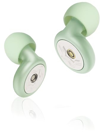 Miaherry Ohrstöpsel zum Schlafen, Ohrenstöpsel 30dB Geräuschunterdrücker Sechsschicht Noise Cancelling Wiederverwendbar Waschbar für Seitenschläfer Reisen Konzerte, Grün