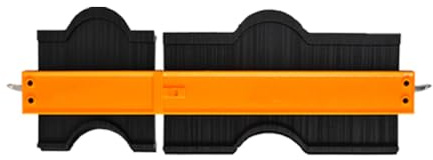 Konturenlehre, Duplikator, 12,7 cm + 25,4 cm, Profillehre, Kopierwerkzeug mit verstellbarem Schloss, Duplikator, Profillineal, Fliesen, Laminat, Strumpffüller, DIY-Werkzeuge