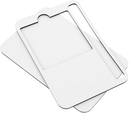 JOINPAYA Plateau Porte-mémos Adhésifs MDF Personnalisable, Surface Spéciale pour Sublimation, Format Moyen, Support Pratique pour Bureau et Maison, Fournitures de Bureau Polyvalentes