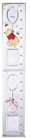 VALENTI & CO. Disney Winnie The Pooh – Metro para niños de pared para decoración de dormitorio con marcos de fotos de plata