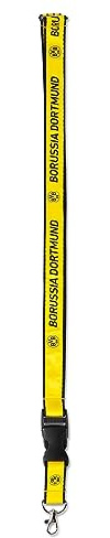 Dortmund Borussia Schlüsselband mit abnehmbarem Schlüsselanhänger Lanyard Badgeholder BVB 09