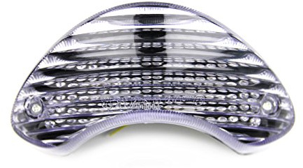 aVDB-moto LED-Bremslicht mit integrierten Blinker kompatibel mit Suzuki SV 650, TLS, TLR 1999/2003 (klar)
