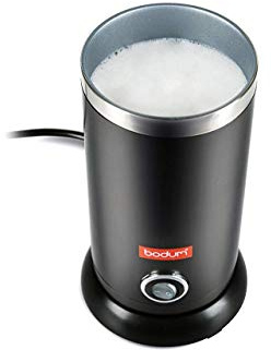 Bodum 11870-01US Bistro Electric Milk Frother, 10 Ounce, Black