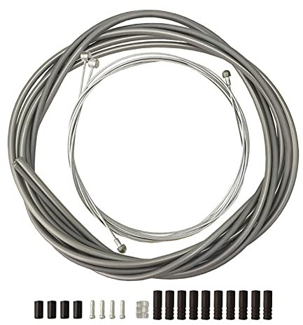 F Fityle Universal Fahrrad Schaltzug Schaltzug & Bremszughülle Ersatz Kit für Moutain Rennrad Radfahren Reparatur Repair - Grau