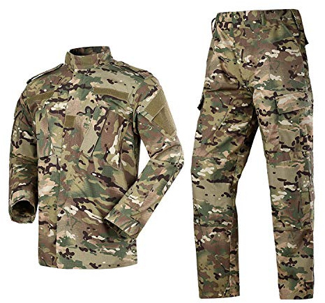 LANBAOSI Softair Tarnanzug Herren Paintball Tactical Jacke Shirt Camouflage Hose Outdoor Militär Anzug Jagdbekleidung BDU Airsoft Uniform Set