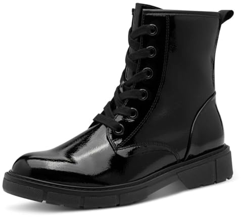MARCO TOZZI Damen Stiefeletten zum Schnüren mit weichem Innenfutter Vegan