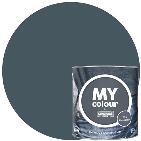 MY colour by Johnstone's - Luxurious Durable Matt - Wing Commander - Colour Intense Technology - 2.5L | Durable Matt Finish, Interior Walls, Ceilings, Wood & Metal, Colour Intense Technology, 1-2 Hours Dry Time