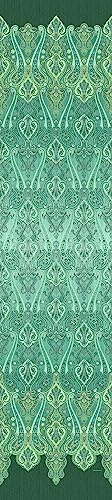Bassetti RAGUSA Foulard aus 100% Baumwolle in der Farbe Tannengrün V1, Maße: 350x270 cm - 9325958