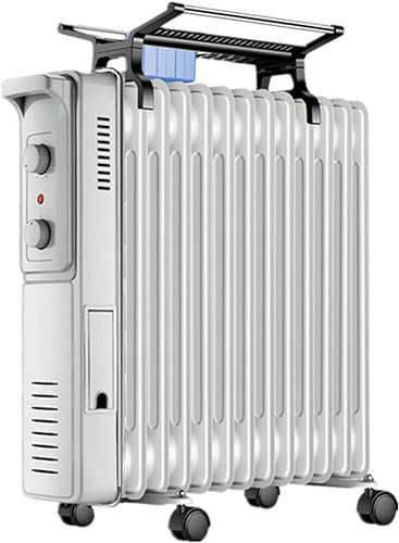 Riscaldatore per radiatore riempito ad olio per la casa Riscaldatore per radiatore riempito ad olio 11/13/15 alette ad alta efficienza energetica con termostato, da 800 W fino a 2000 W, prot