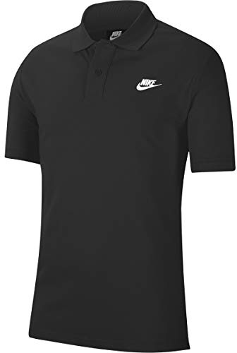 Nike FN3894-010 Nike Club Polo Uomo Black/White Taglia L