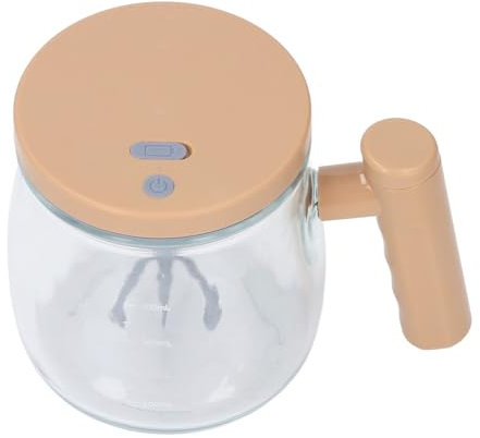Self Stirring Coffee Mug with Lid and Handle, Auto Self Stirring Cup to Stir Coffee Glass Self Stirring Travel Coffee Cup for Home Office Travel