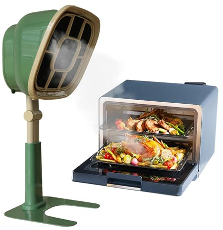 Mini burap range hood - cappa da cucina portatile, cappuccio portatile | solido | angolo e altezza regolabili a basso rumore | 3200 rpm per la cottura domestica