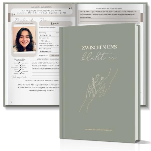 BIROYAL Libro de amigos para adultos para 62 amigos, libro de amistad para adultos con 4 plantillas y 10 páginas comunitarias, libro de amigos para familia, colegas, álbum de poesía para rellenar