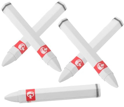 SHINEOFI 5 pièces Lot de Marqueurs Pneus Temporaires Blancs Stylo Cire pour Marquage Rapide Outil Pratique pour Voitures et Vélos et Facile à Utiliser
