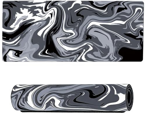 Grand Tapis de Souris Gamer XXL, 800 x 300mm Tapis Souris Gaming Grand avec Bords Cousus,Imperméable sous Main Bureau avec Base en Caoutchouc Antidérapante pour Ordinateur Portable, Ordinateur Gaming