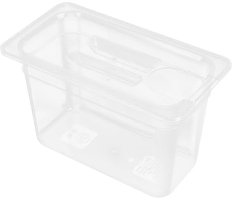 BIUDECO Récipient Cuisine pour Mijoteuse 6L Boîte de Cuisson sous Vide Transparente Structure Perforée Étui de Rangement Pratique pour Cuisson Lente à Basse Température