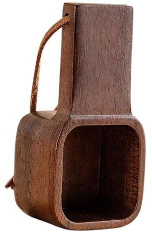 Toyvian Cuchara Medidora de Café de Madera de Nogal Cucharita Pequeña para Café Polvo con Mango Corto Herramienta Precisa para Medir Granos y Polvo para Cocina y Espresso