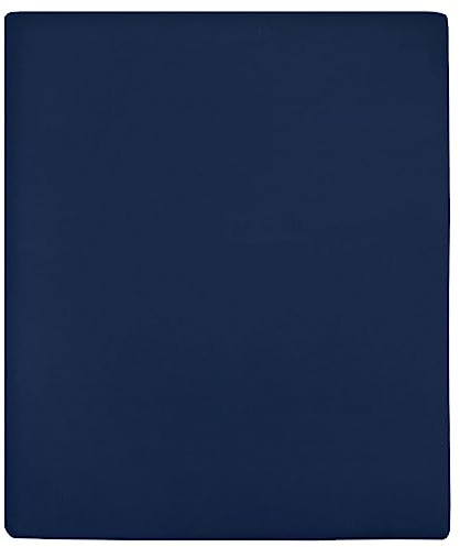 Genérico Sábanas bajeras Jersey 2 uds algodón Azul Marino 90x200 cm,Casa y jardín,Ropa de casa,Ropa de Cama,Sábanas,136231
