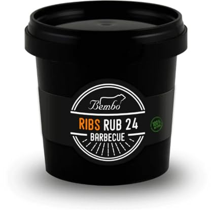 500 g BBQ Dry Rub Ribs Bembo – Spezie Barbecue per Costine di Maiale | Ideale per Griglia, Affumicatura e Cottura Lenta – Made in Italy